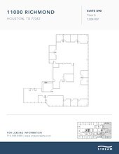 11000 Richmond Ave, Houston, TX à louer Plan d’étage– Image 1 sur 1