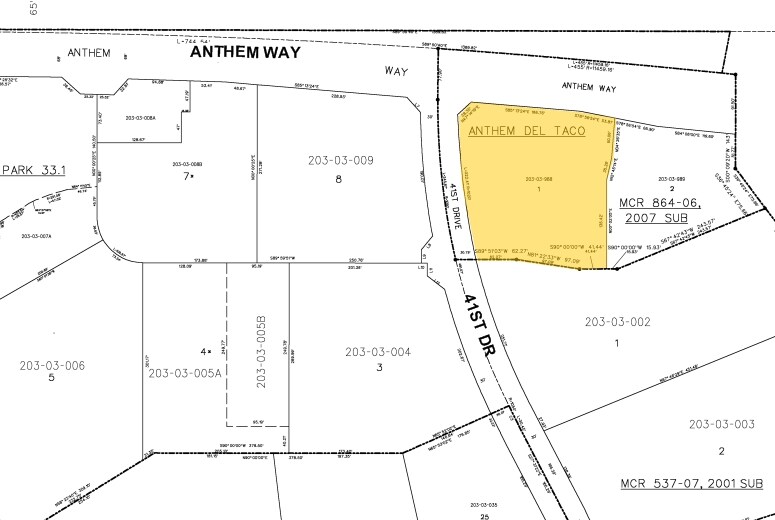 4121 W Anthem Way, Phoenix, AZ à louer - Plan cadastral – Image 3 sur 10
