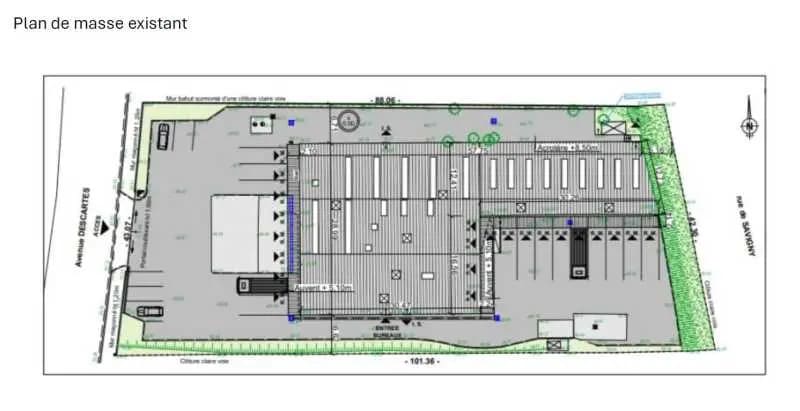 11 Avenue Descartes, Morangis à louer - Plan de site – Image 2 sur 11