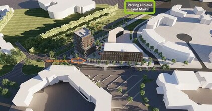 Caen - VUE AÉRIENNE  vue de carte