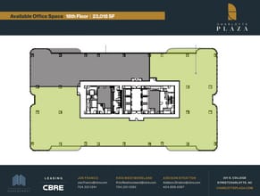201 S College St, Charlotte, NC à louer Plan d’étage– Image 1 sur 1