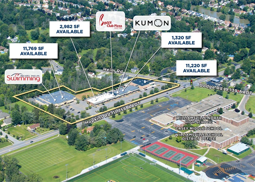 1604 Hopkins Rd, Williamsville, NY à louer - Aérien – Image 2 sur 4