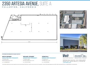 2350 W Artesia Ave, Fullerton, CA à louer Plan d’étage– Image 1 sur 1