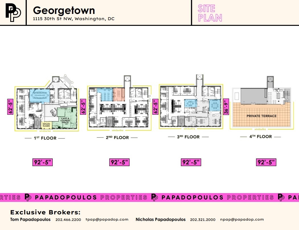 1115 30th St NW, Washington, DC à louer Plan d’étage– Image 1 sur 1