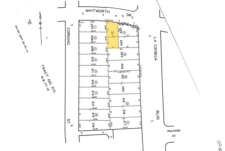 8512 Whitworth Dr, Los Angeles, CA à louer - Plan cadastral – Image 2 sur 26