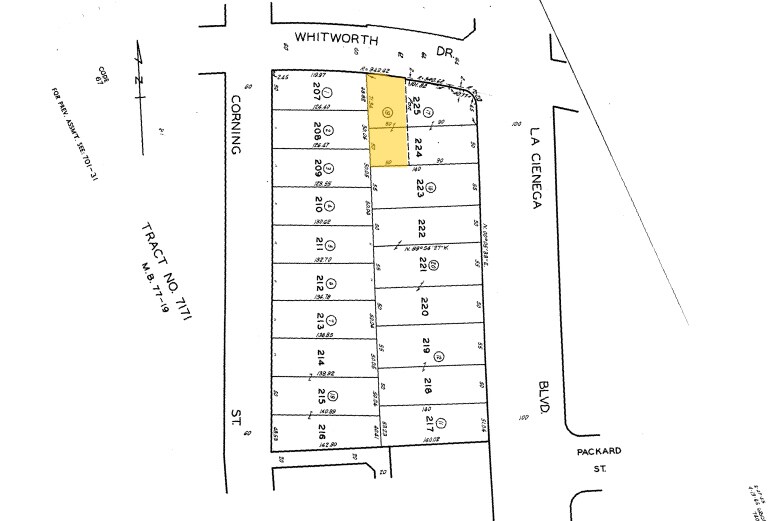 8512 Whitworth Dr, Los Angeles, CA à vendre - Plan cadastral – Image 3 sur 23