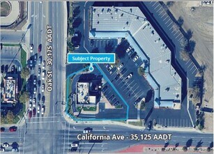 1200 Oak St, Bakersfield, CA - Vue aérienne vue de carte - Image1