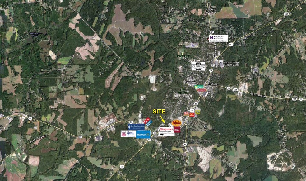 S Bickett Blvd, Louisburg, NC à vendre - Aérien – Image 3 sur 4