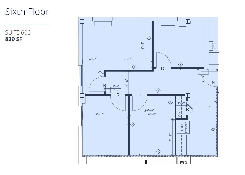 6900 Wisconsin Ave, Bethesda, MD à louer Plan d’étage– Image 1 sur 1