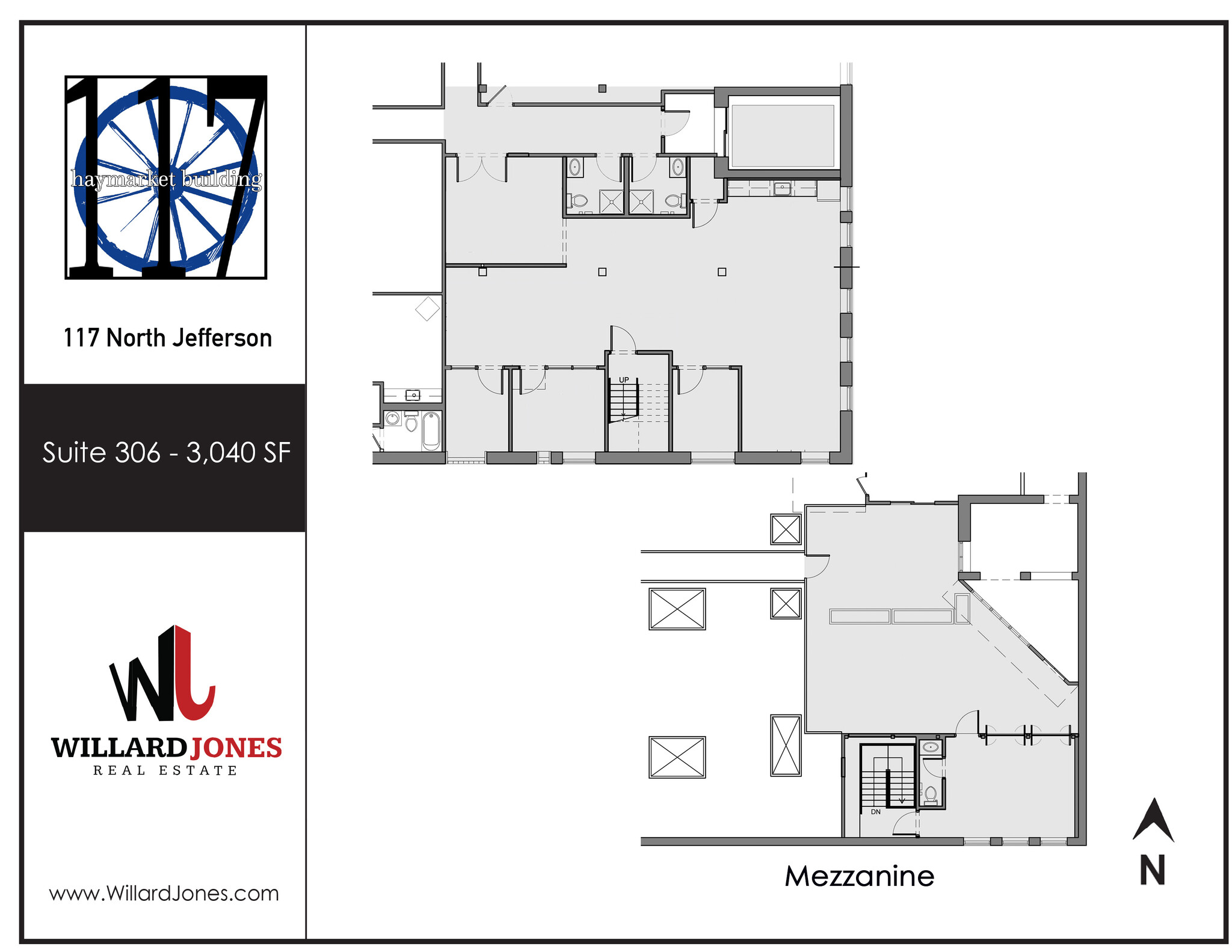 117-121 N Jefferson St, Chicago, IL à louer Plan d’étage– Image 1 sur 1