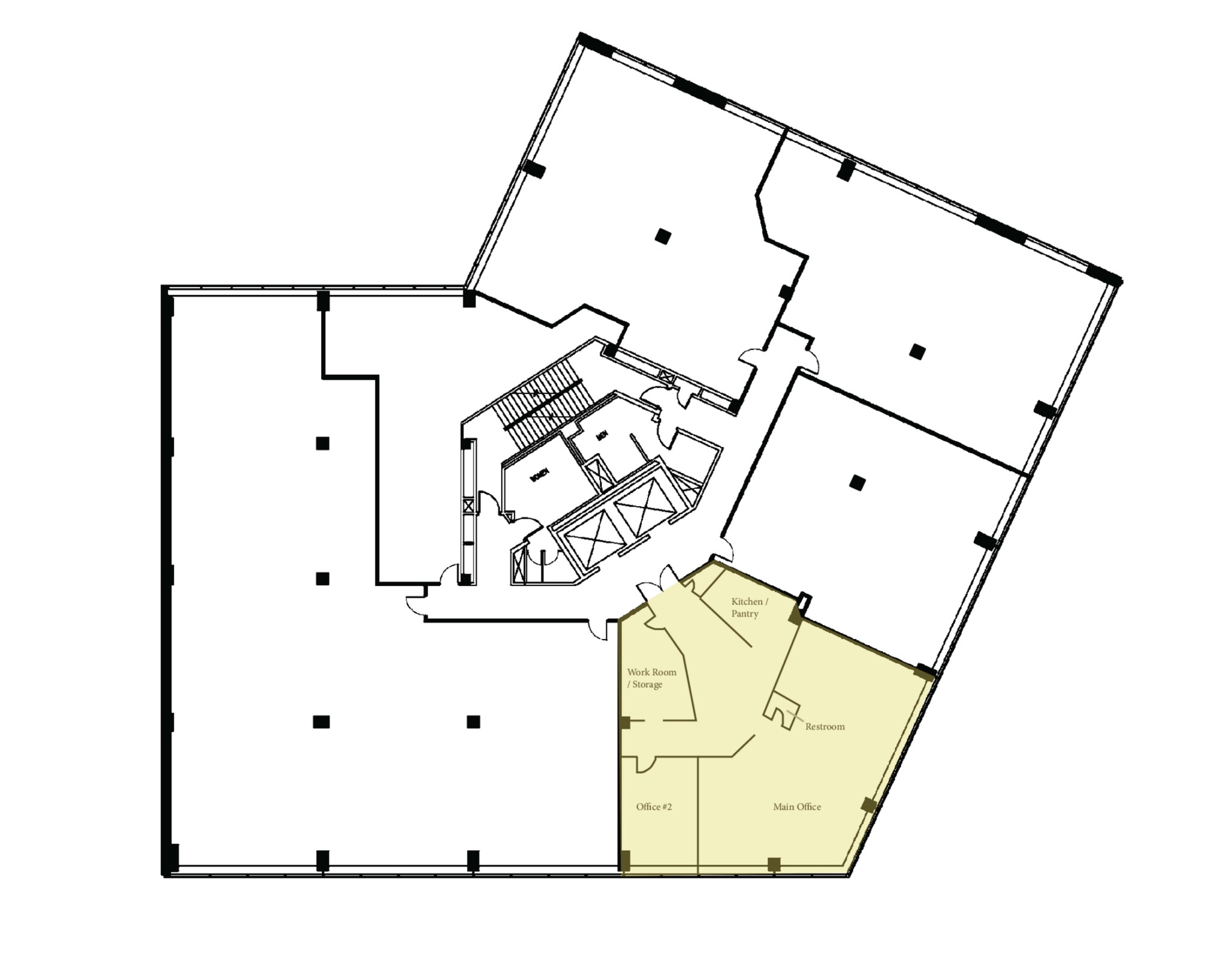 1666 Connecticut Ave NW, Washington, DC à louer Plan d’étage– Image 1 sur 2
