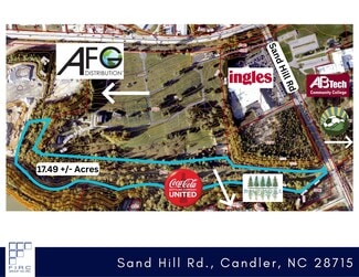 Plus de détails pour Sand Hill Rd., Candler, NC - Terrain à vendre