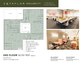 135 SW Taylor St, Portland, OR à louer Plan d’étage– Image 1 sur 1