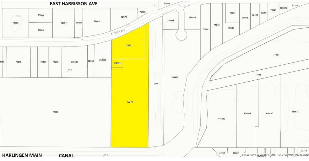 2422 E Tyler Ave, Harlingen, TX à vendre - Plan cadastral – Image 2 sur 7