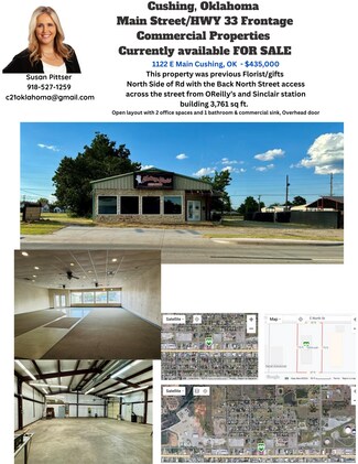 Plus de détails pour 1122 E Main St, Cushing, OK - Local d’activités à vendre