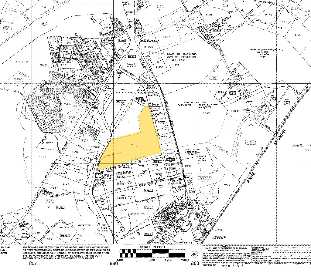 7600 Assateague Dr, Jessup, MD à louer Plan cadastral– Image 1 sur 11