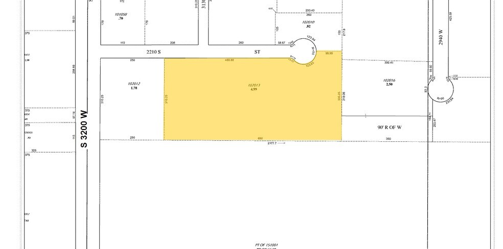 3131 W 2210 S, Salt Lake City, UT à louer - Plan cadastral – Image 3 sur 8