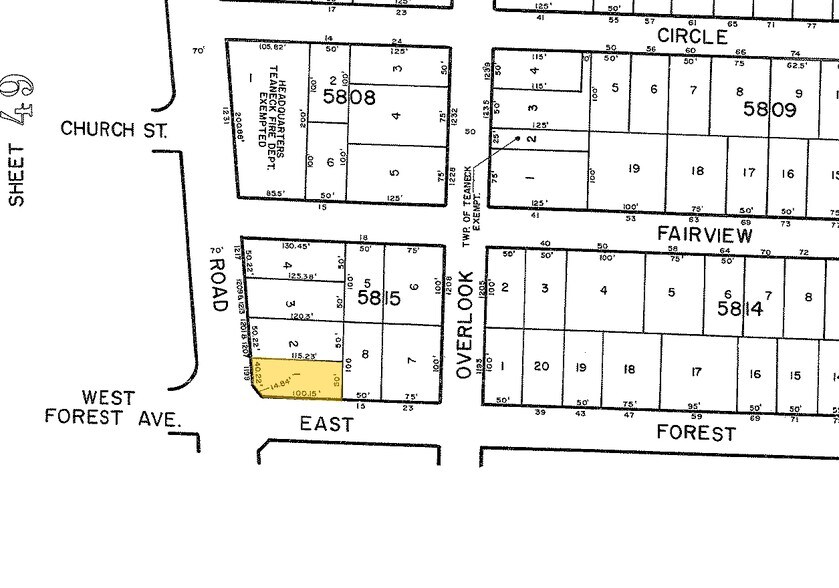 1199 Teaneck Rd, Teaneck, NJ à louer - Plan cadastral – Image 2 sur 8