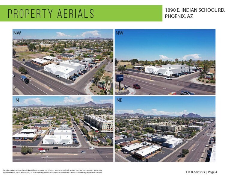1890 E Indian School Rd, Phoenix, AZ à vendre - Photo de l’immeuble – Image 3 sur 5