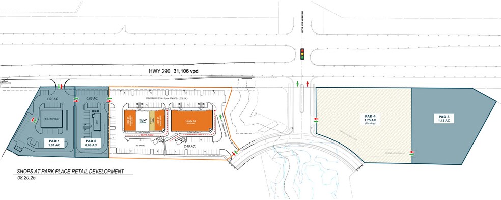 SWC and SEC of Western Sky Blvd and Hwy 290, Elgin, TX à louer - Photo de l’immeuble – Image 1 sur 1