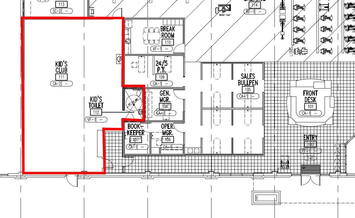 9561-9575 Chapman Ave, Garden Grove, CA à louer Plan d’étage– Image 1 sur 1