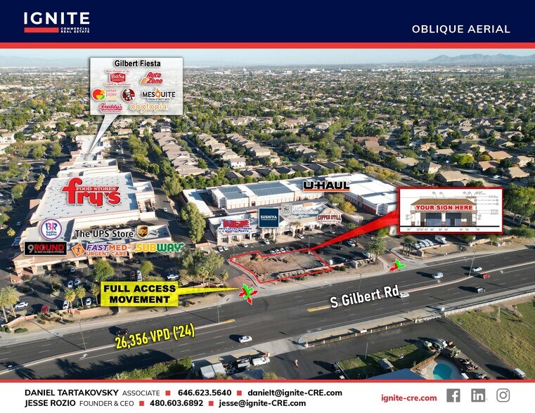 SEC Gilbert & Williams Field Rd, Gilbert, AZ à vendre - Photo de l’immeuble – Image 3 sur 6