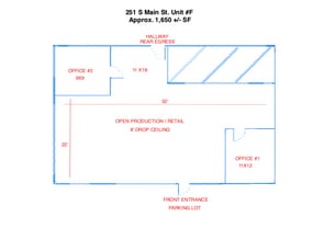 251 S Main St, Middleton, MA à louer Plan d’étage– Image 1 sur 17