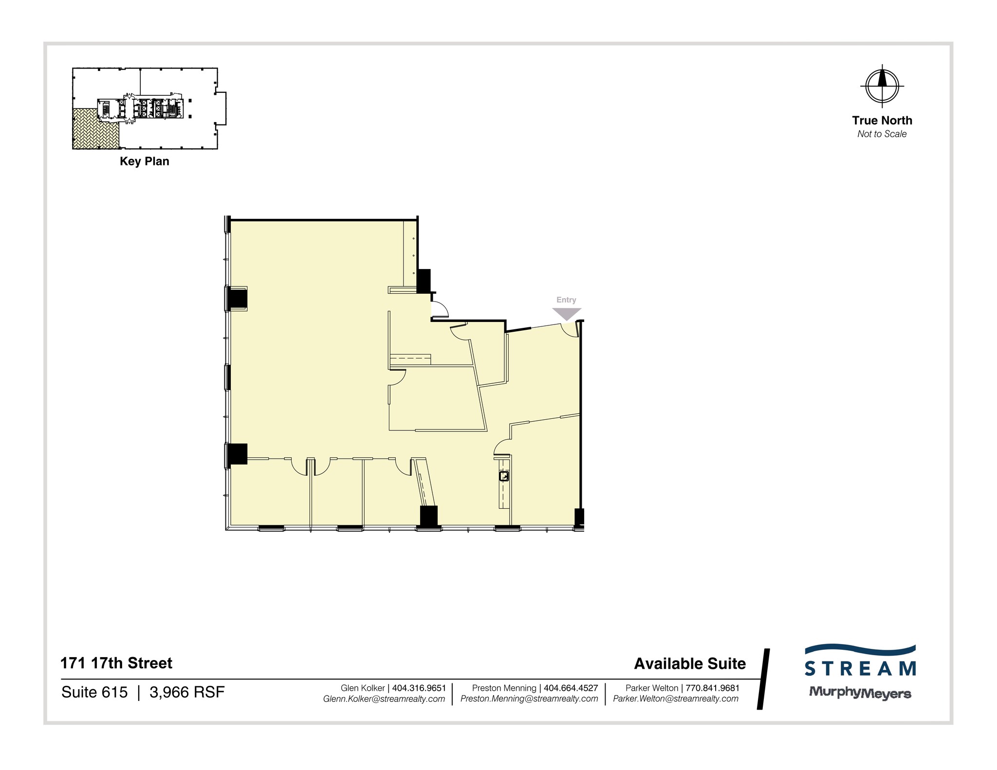 171 17th St NW, Atlanta, GA à louer Plan de site– Image 1 sur 1