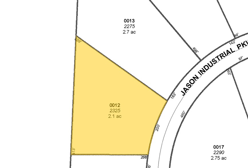 2325 Jason Industrial Pky, Winston, GA à louer - Plan cadastral – Image 2 sur 9