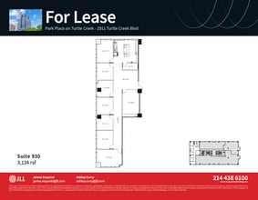 2911 Turtle Creek Blvd, Dallas, TX à louer Plan d’étage– Image 1 sur 1