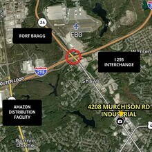 4208 Murchison Rd, Fayetteville, NC - Vue aérienne vue de carte
