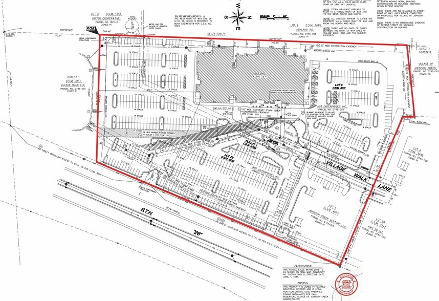 420 Village Walk Ln, Johnson Creek, WI à vendre - Plan de site – Image 2 sur 2