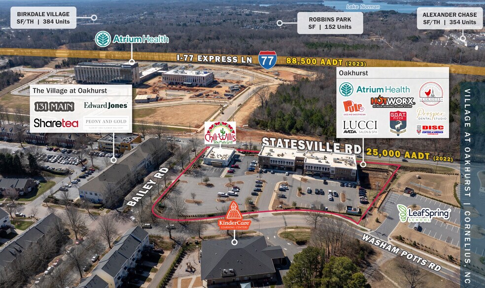 9623 Bailey Rd, Cornelius, NC à louer - Photo de l’immeuble – Image 3 sur 14