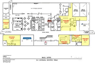811 Louisiana St, Houston, TX à louer Plan de site– Image 1 sur 1