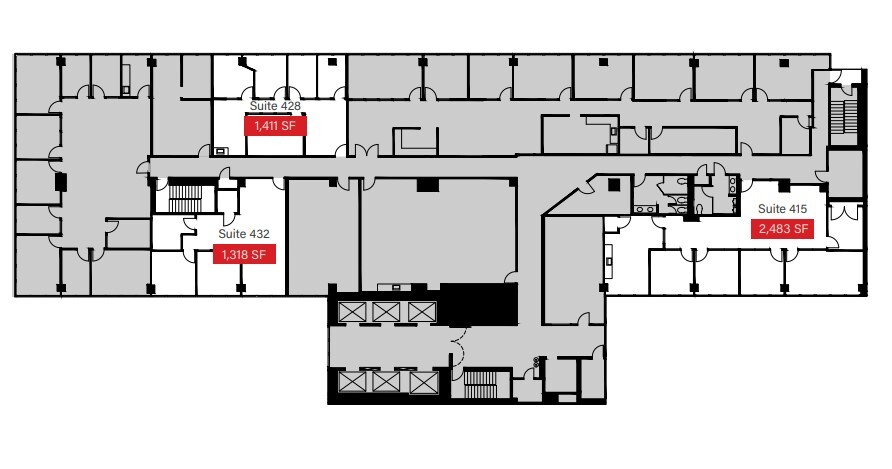 1330 Broadway, Oakland, CA à louer Plan d’étage– Image 1 sur 1