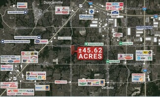 Plus de détails pour 2200 N Cockrell Hill Rd, DeSoto, TX - Terrain à vendre