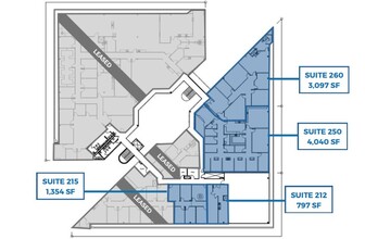 2950 S Gessner Rd, Houston, TX à louer Plan d’étage– Image 1 sur 1