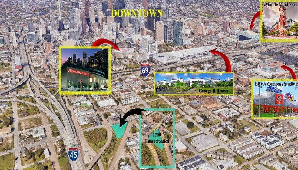 1700 Emancipation Ave, Houston, TX à vendre - Photo principale – Image 2 sur 3