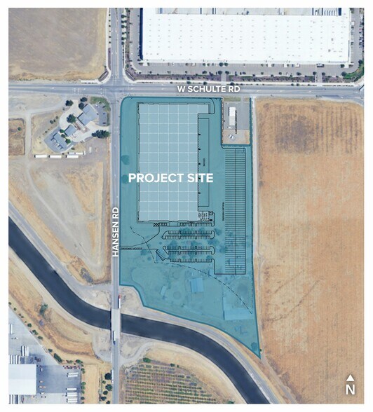 16286 W Schulte Rd, Tracy, CA à louer - Plan de site – Image 3 sur 5