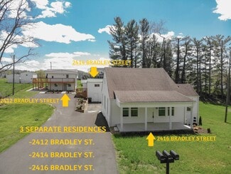 Plus de détails pour 2412-2416 Bradley St, Bristol, VA - Logement à vendre