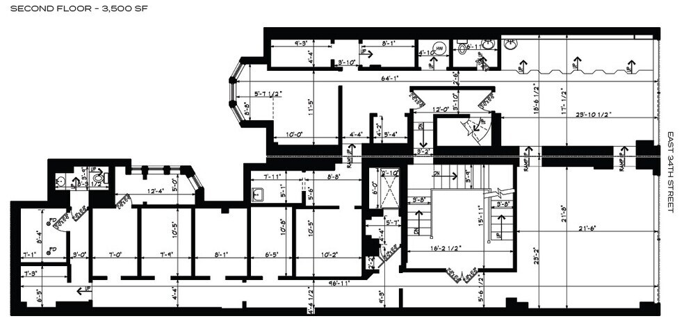 62-64 E 34th St, New York, NY à louer - Plan d’étage – Image 2 sur 20
