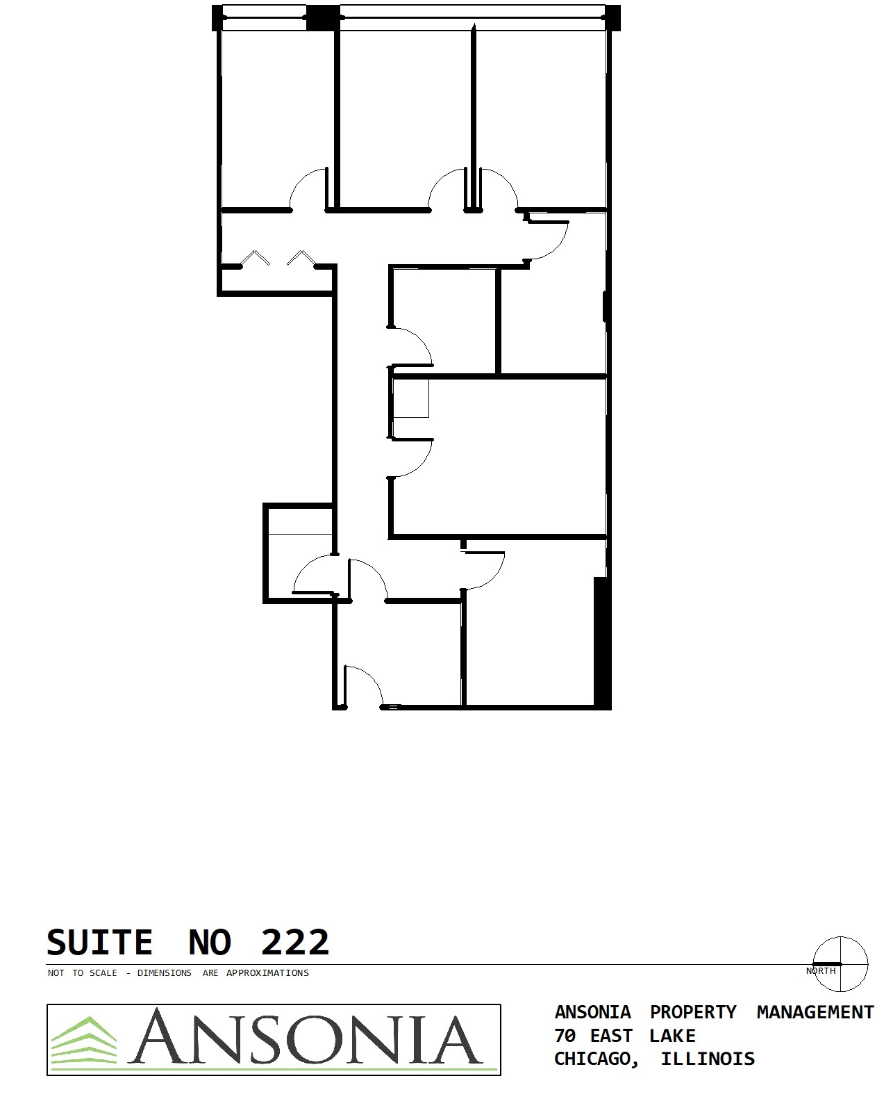 70 E Lake St, Chicago, IL à louer Plan d’étage– Image 1 sur 1