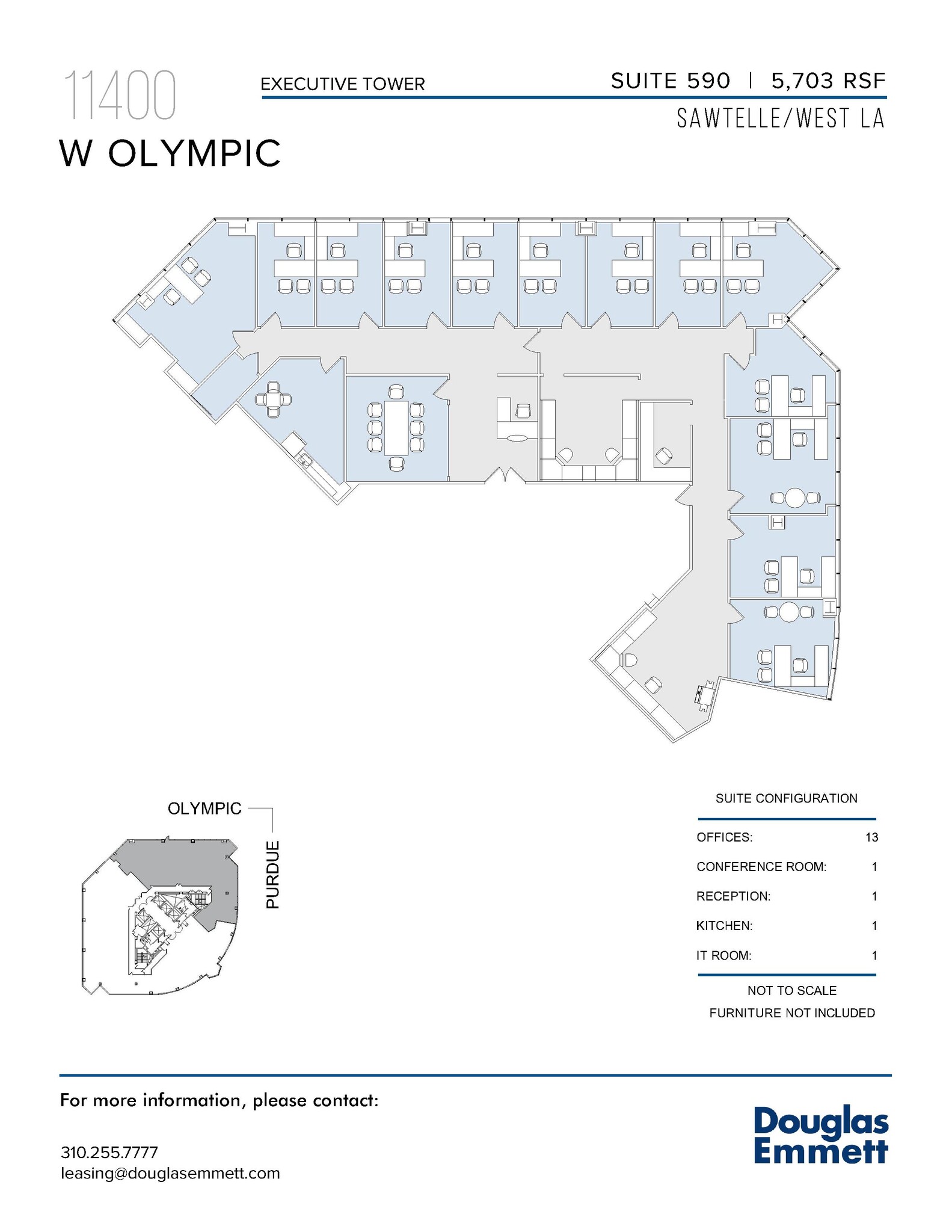 11400 W Olympic Blvd, Los Angeles, CA à louer Plan d’étage– Image 1 sur 1
