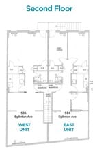 534-536 Eglinton Ave W, Toronto, ON à louer Plan d’étage– Image 1 sur 1