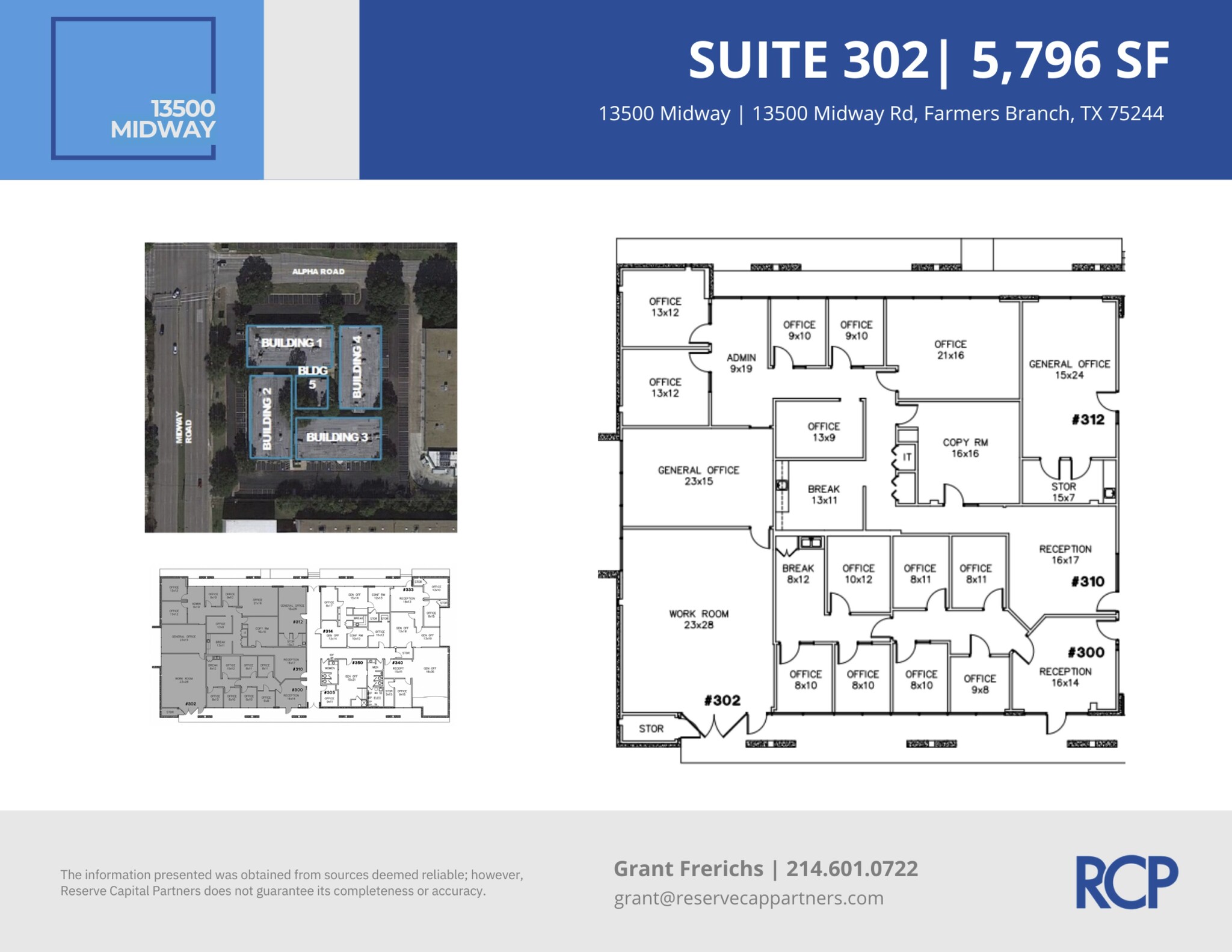 13500 Midway Rd, Farmers Branch, TX à louer Plan d’étage– Image 1 sur 1