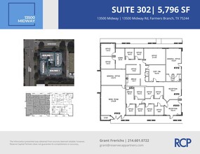 13500 Midway Rd, Farmers Branch, TX à louer Plan d’étage– Image 1 sur 1