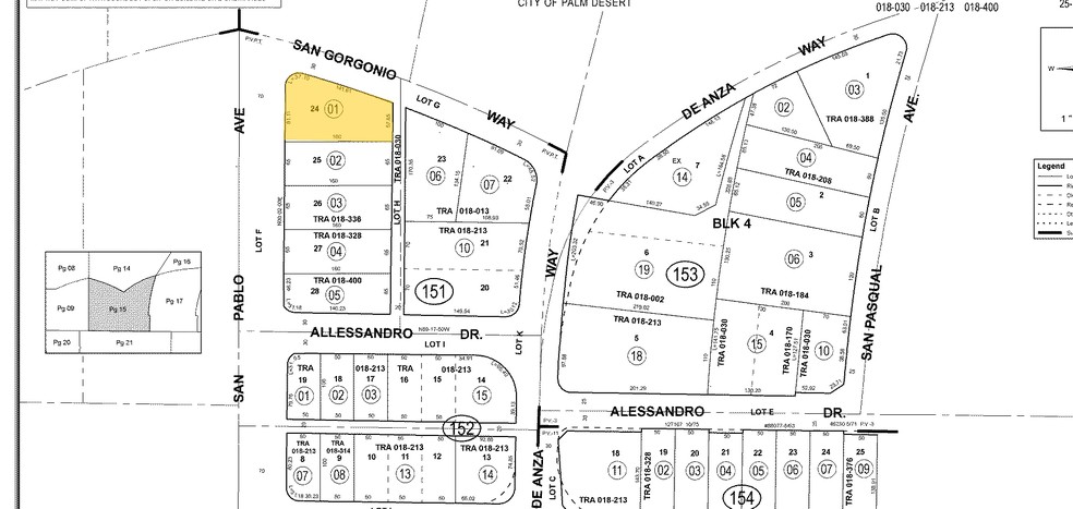 44700-44720 San Pablo Ave, Palm Desert, CA à louer - Plan cadastral – Image 2 sur 6