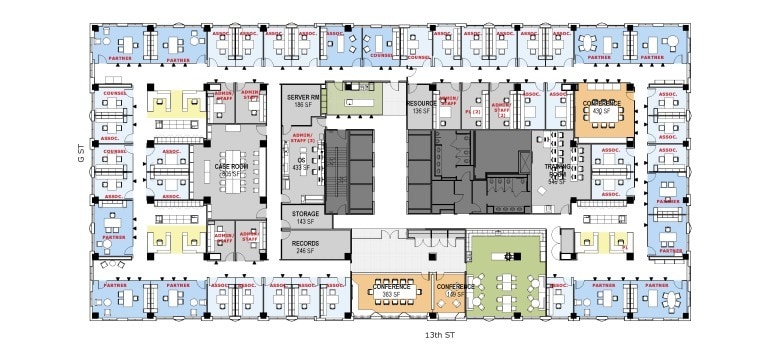 700 13th St NW, Washington, DC à louer Plan d’étage– Image 1 sur 1
