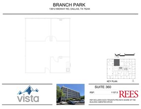 13740 Midway Rd, Farmers Branch, TX à louer Plan de site– Image 1 sur 1