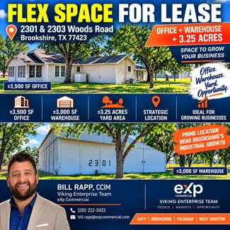 Plus de détails pour 2303 Woods Rd, Brookshire, TX - Local d'activités à louer